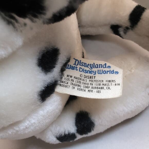 Vintage Walt Disney World Disneyland Perdita 101 Dalmations Plush - Picture 10 of 12